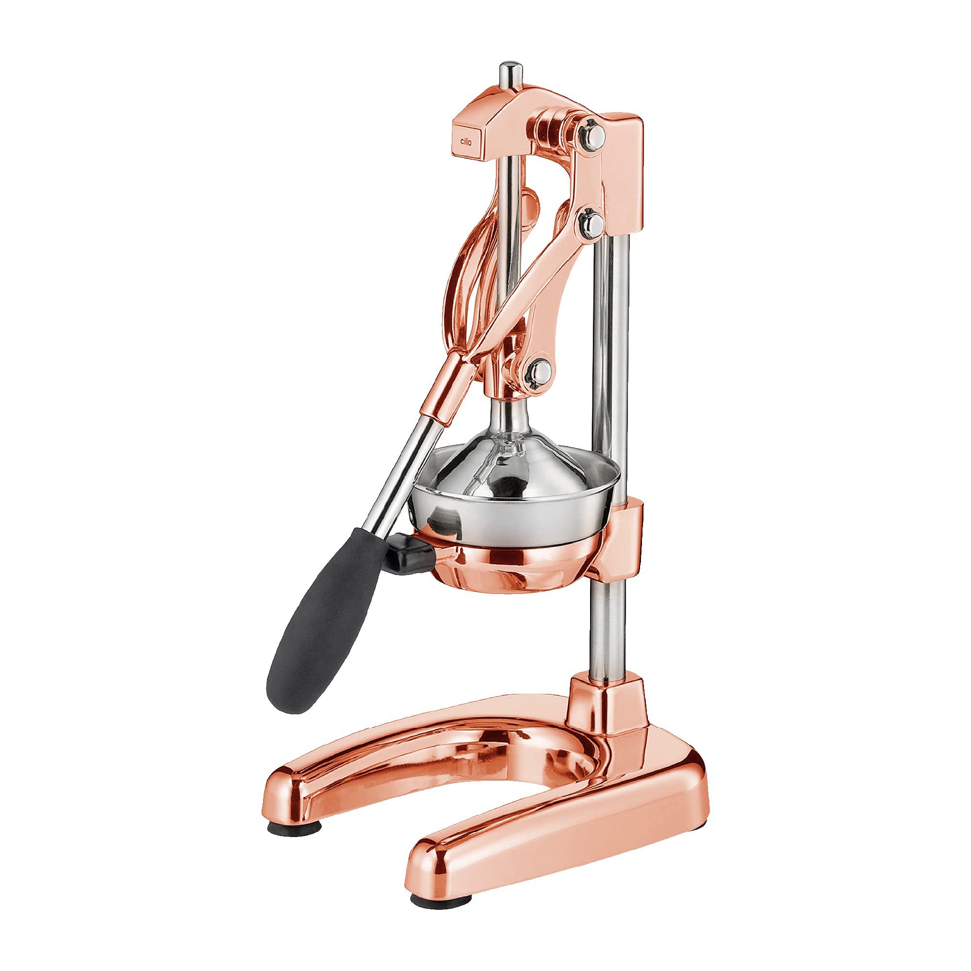 Cilio Commercial Grade Copper Citrus Press Juicer for Commercial Use in Restaurants and Bars Highlighting Easy Cleaning